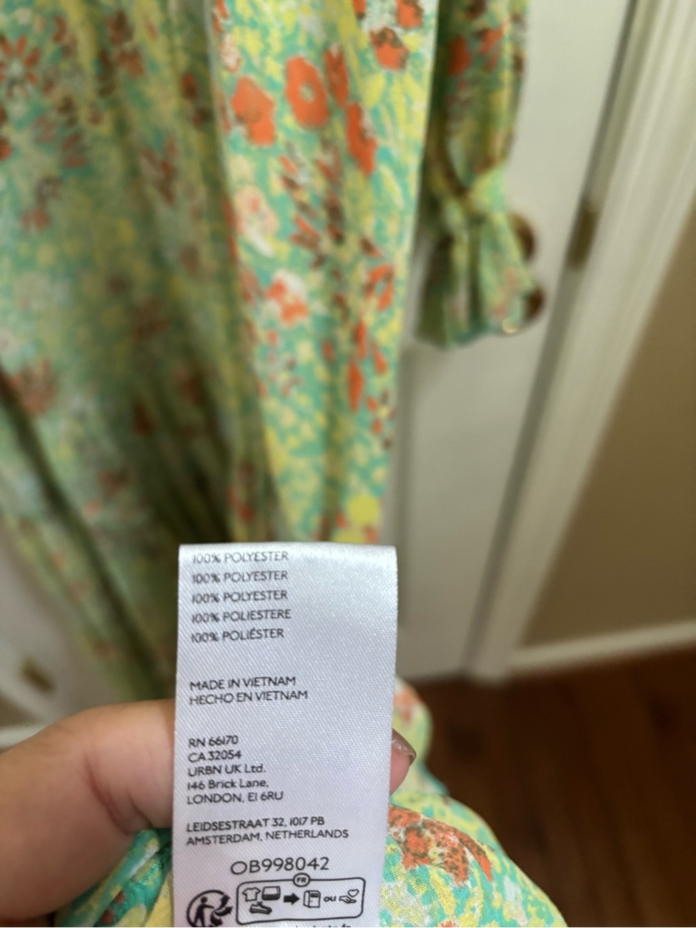 Free People Feeling Groovy Dress, Size Med (OVERSIZED & can fit Lg+), EUC - Picture 5 of 6